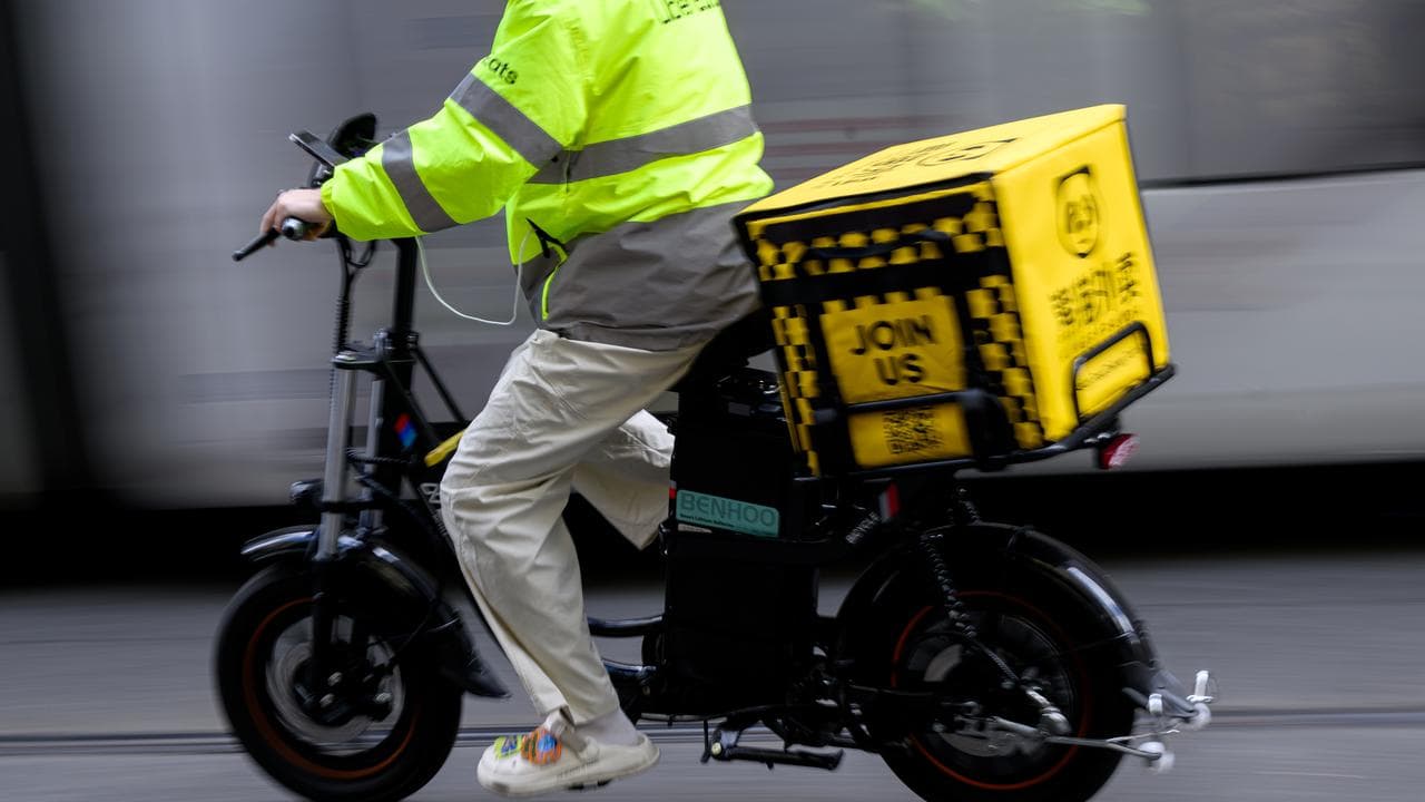 E-Bikes are seen in Sydney