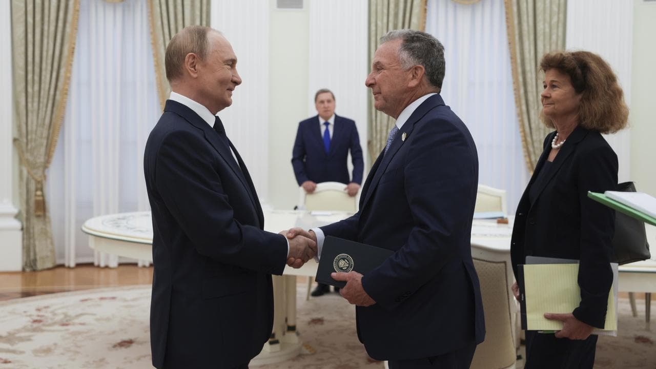 Vladimir Putin and Steve Witkoff