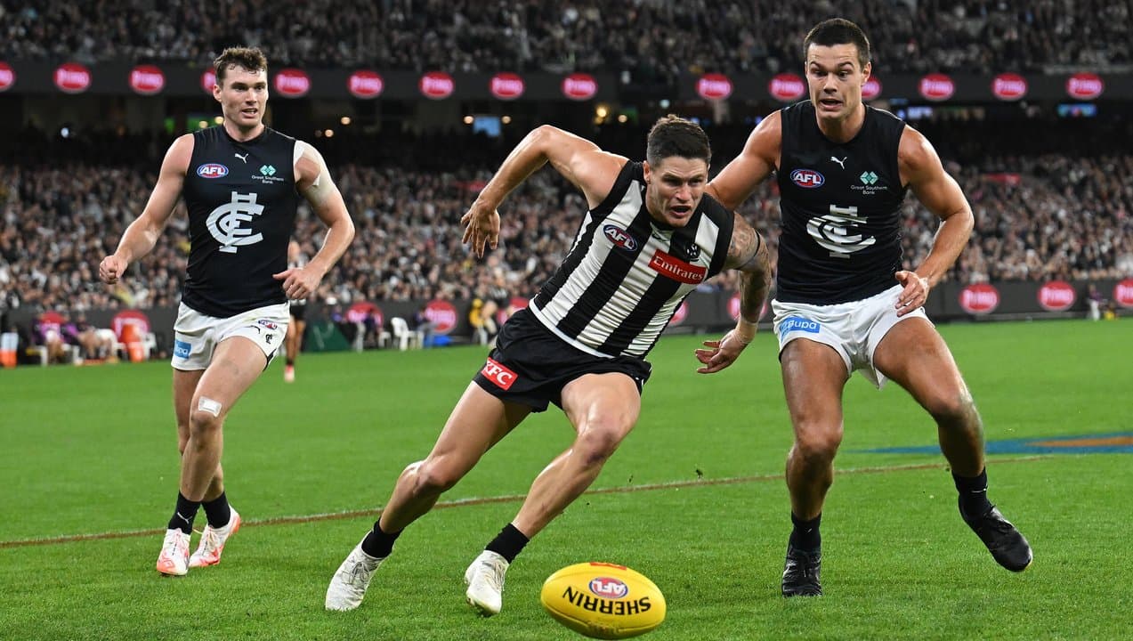 (L-R) Jack Crisp and Jack Silvagni.