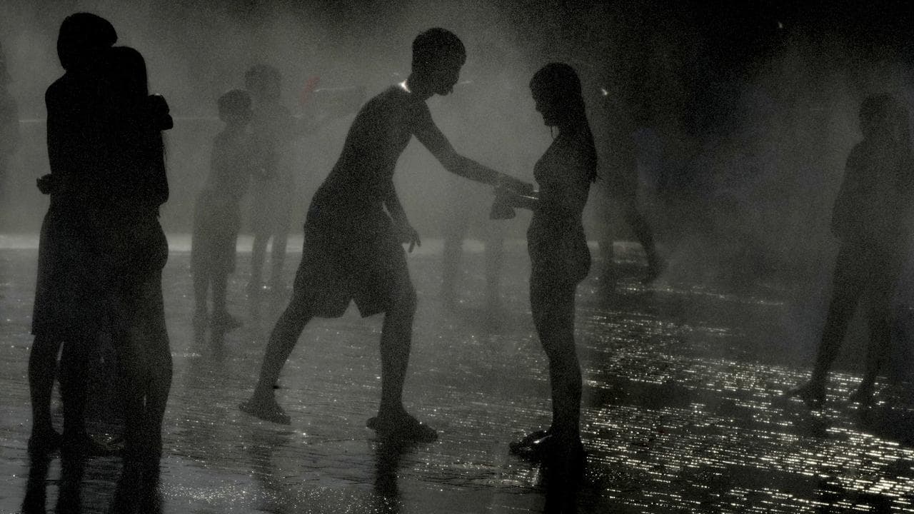 A file photo of people in Madrid 