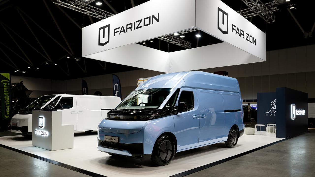An electric Farizon van