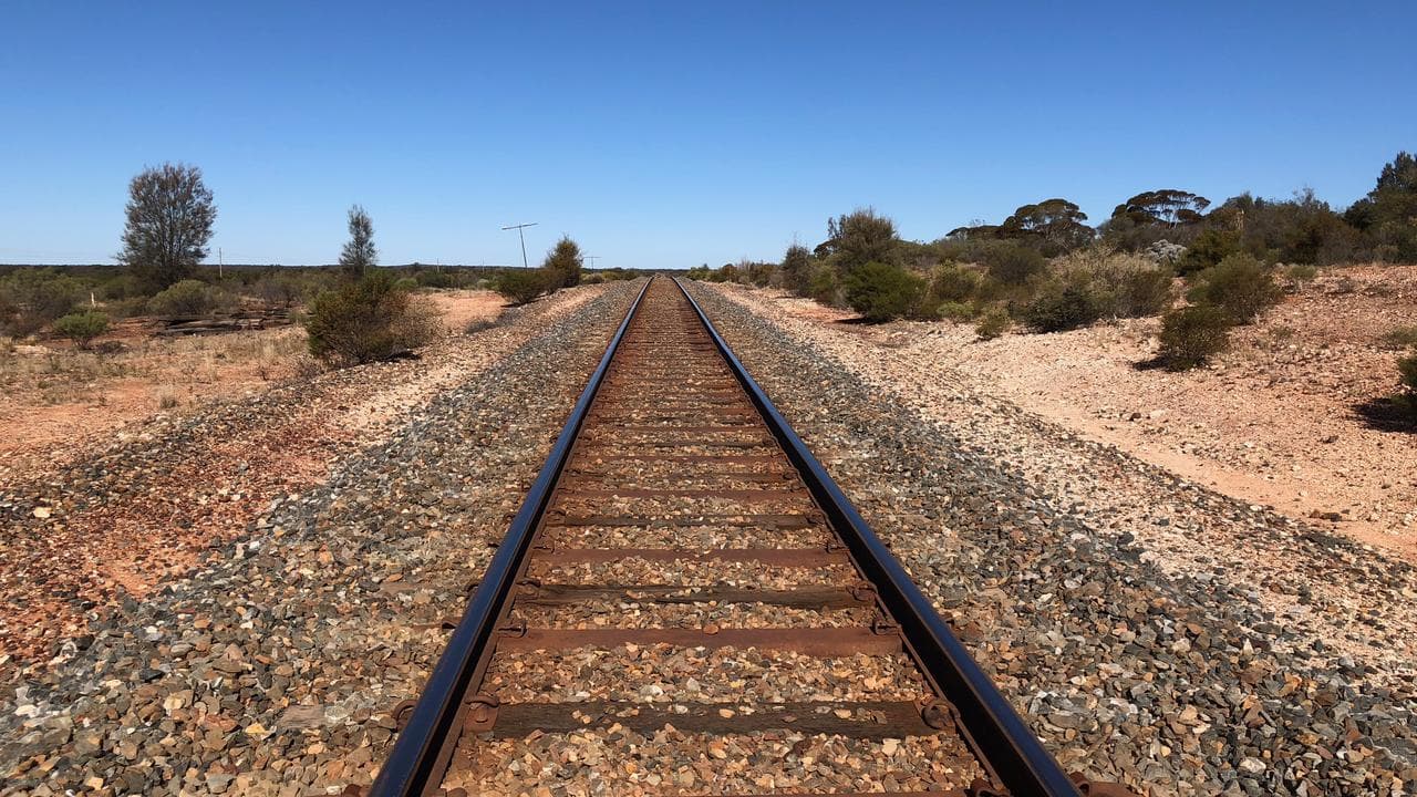 Kalgoorlie-Leonora heavy duty rail line (file image)