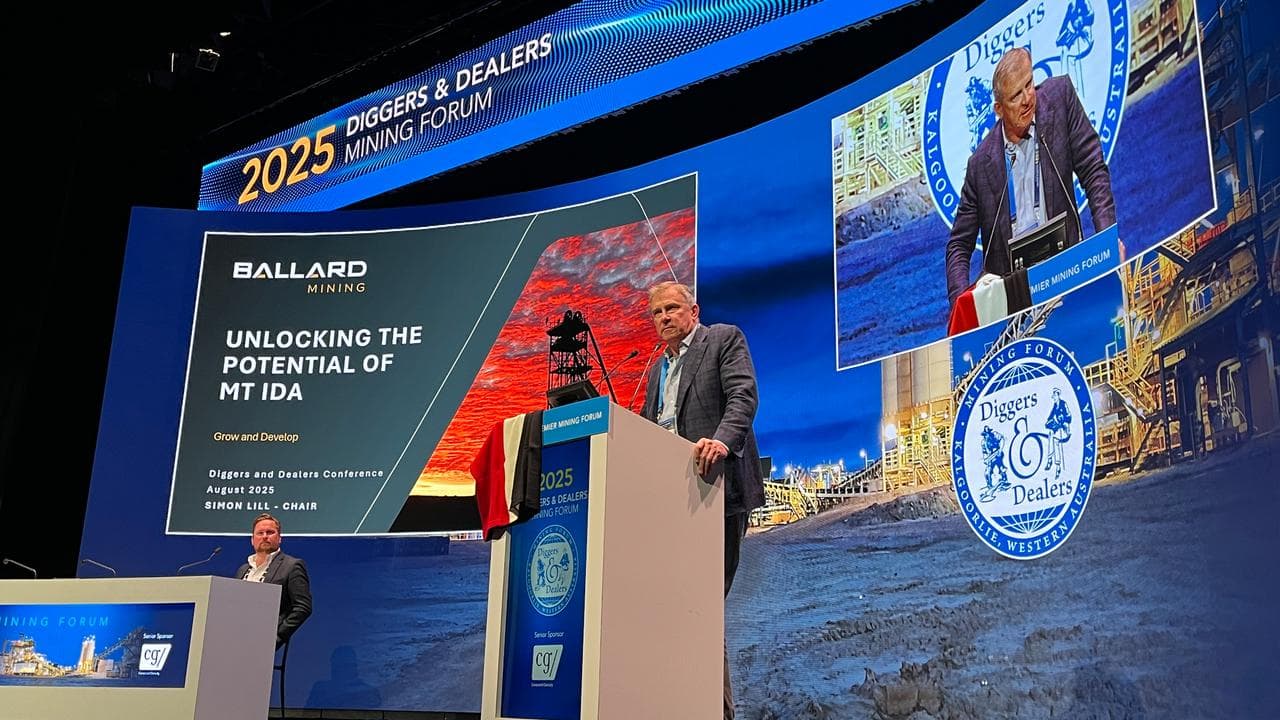 Ballard Mining chairman Simon Lill (file image)