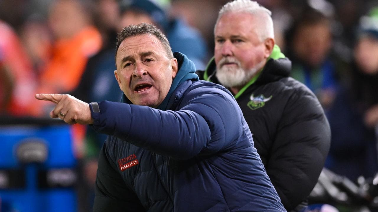 Raiders coach Ricky Stuart