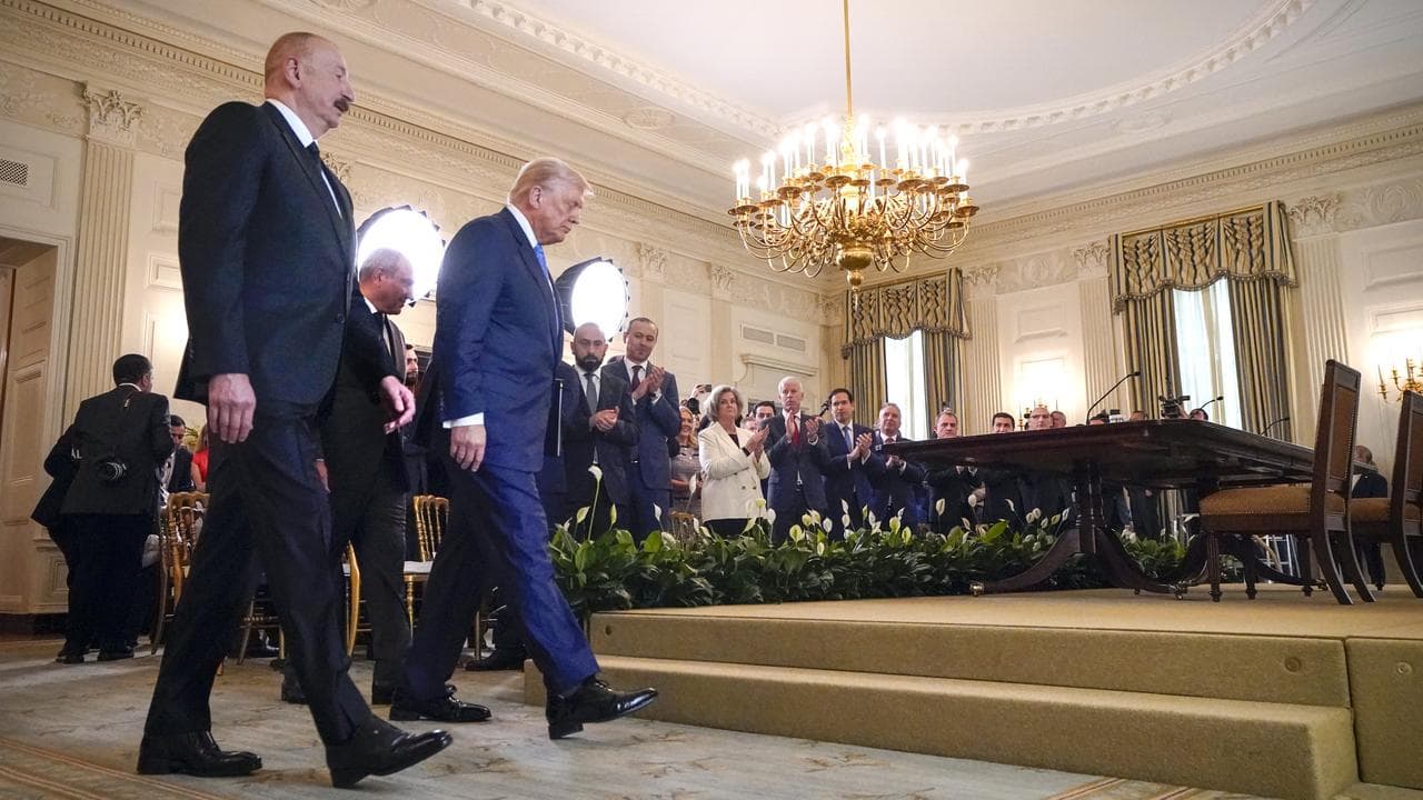 Donald Trump,Nikol Pashinyan,Ilham Aliyev