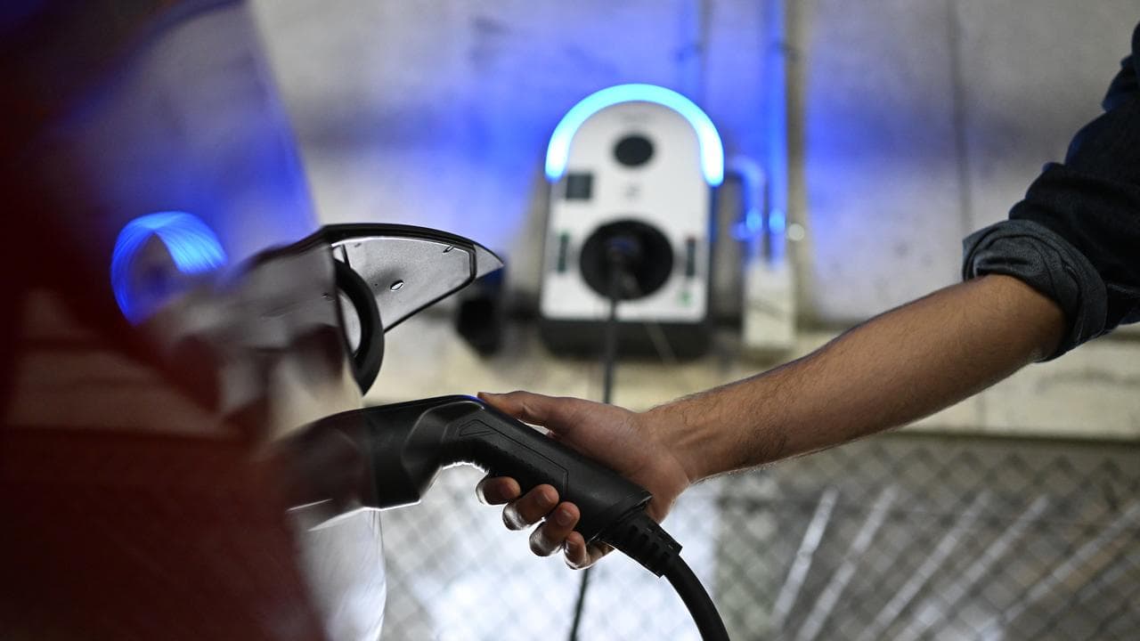 an electric car charger