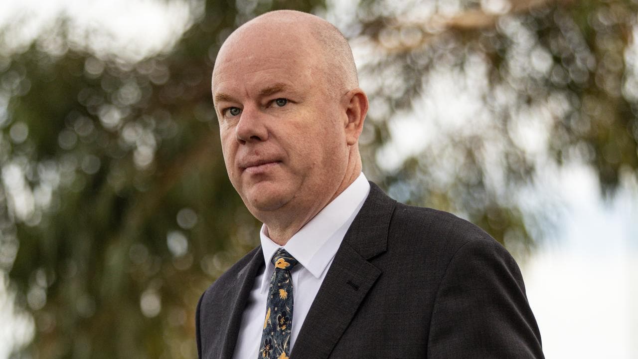 Simon Patterson outside court