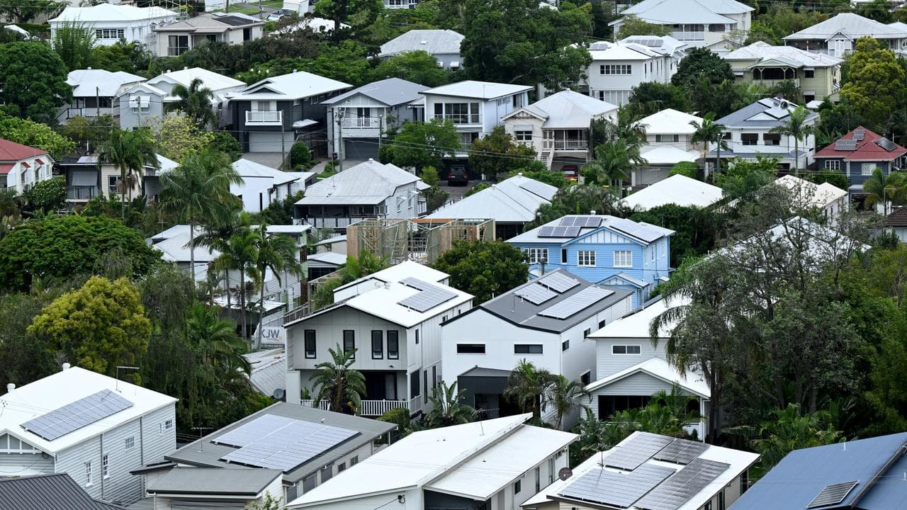 Residential homes in Brisbane (file image)
