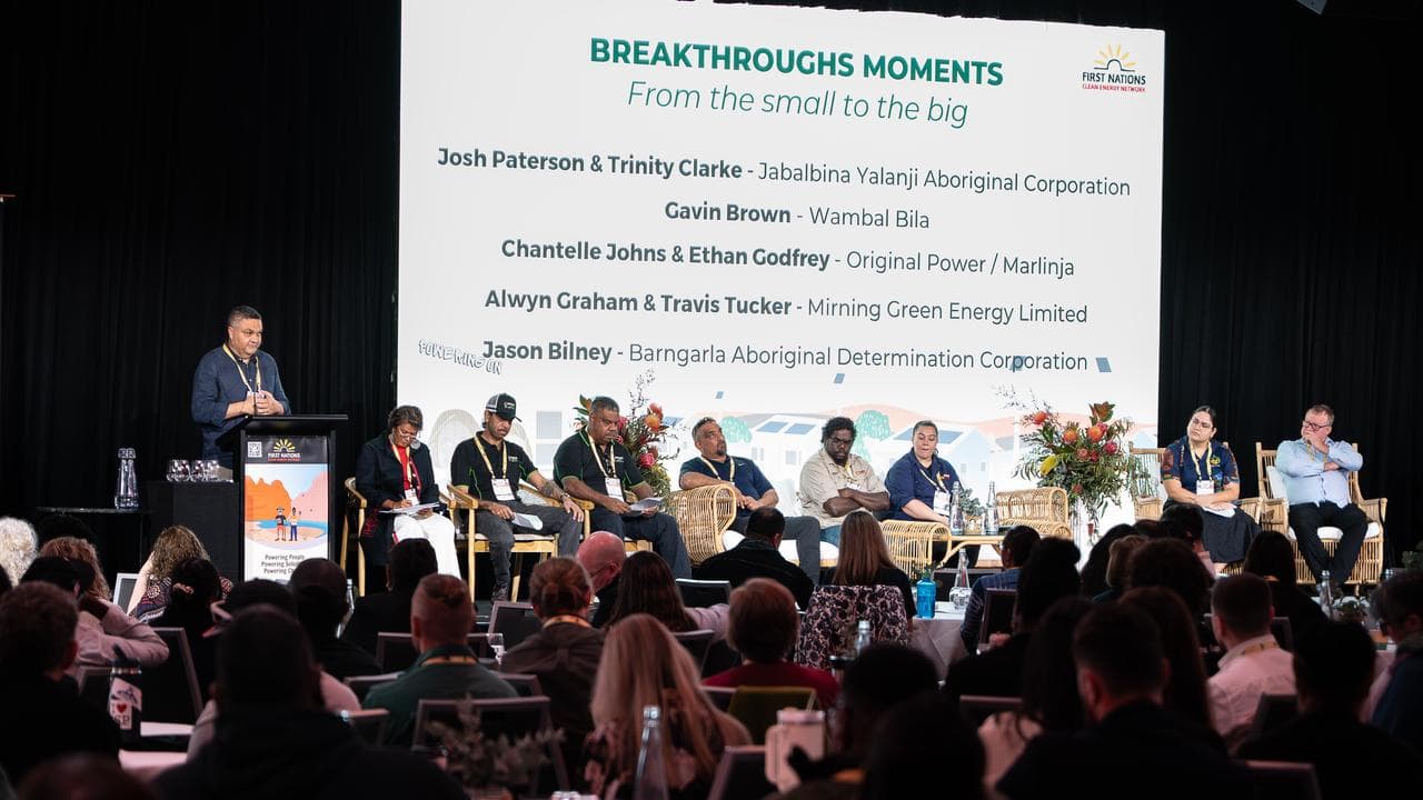 A panel on community-led clean energy projects