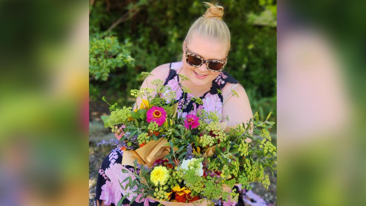 Tiarna Smitheman at her roadside stall in Keith