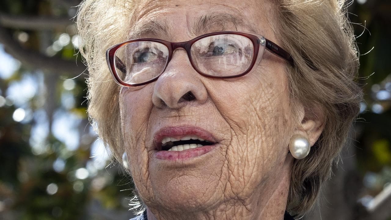 Anne Frank's step sister Eva Schloss.