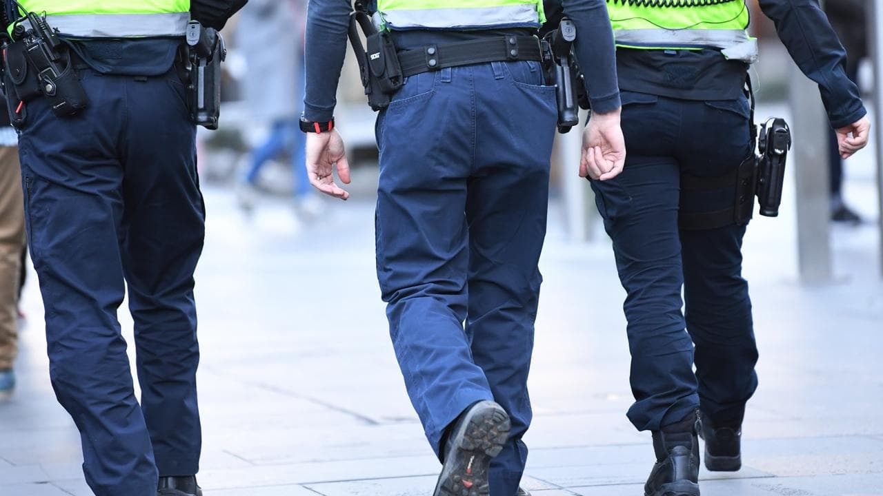 Victorian Police officers (file image)