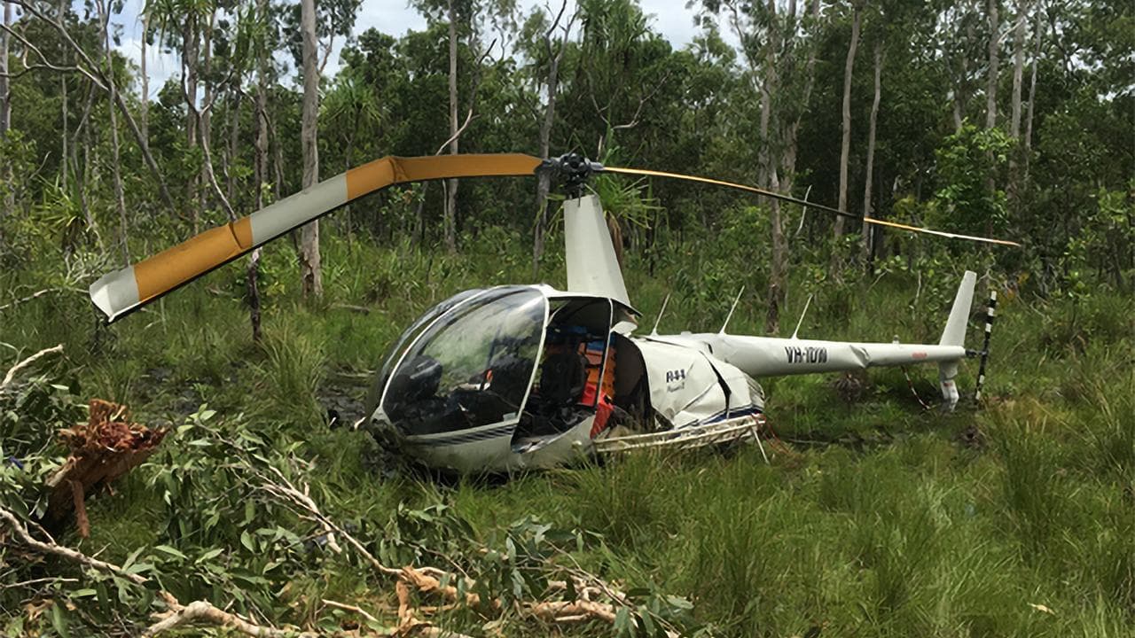 A Robinson R44 helicopter crashed in 2022 in Arnhem Land in the NT