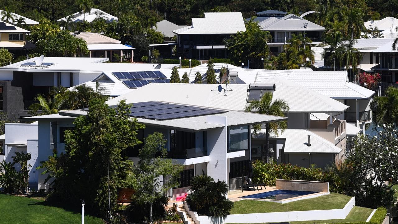 Housing in Cullen Bay, in Darwin, Monday, August 11, 2025.