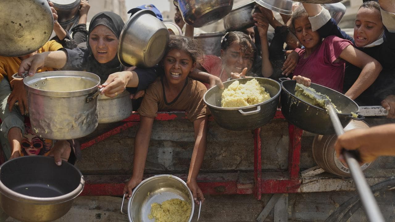 Palestinians in Gaza