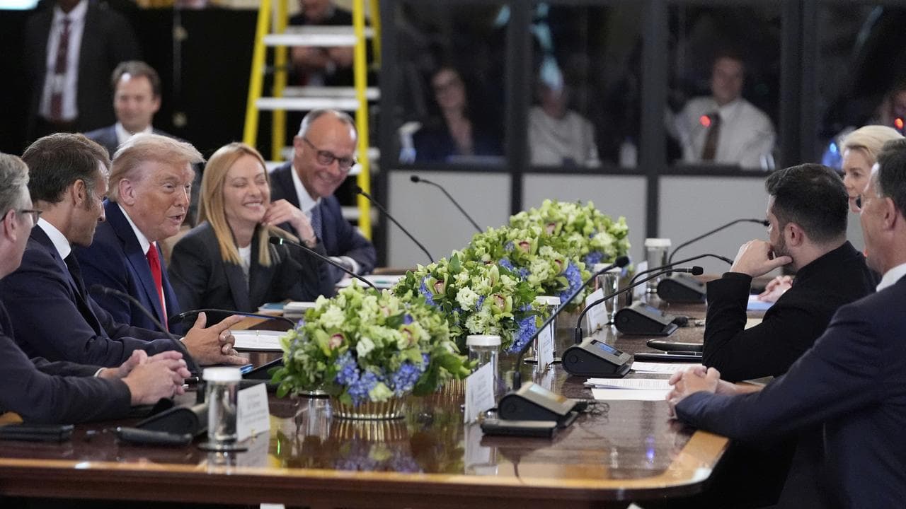 Donald Trump and European leaders