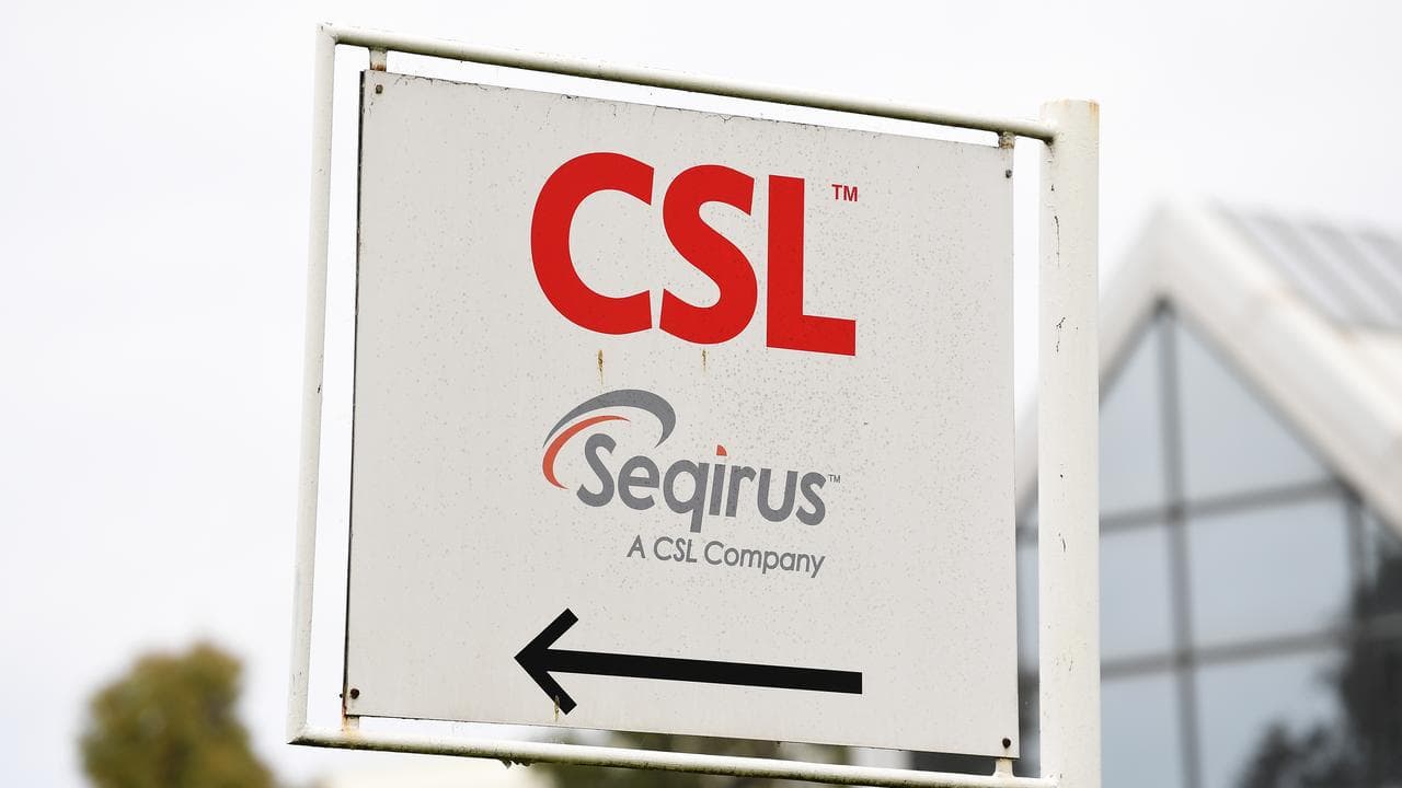 Signage for CSL and Seqirus (file image)