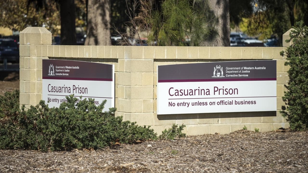 Prison signage (file)