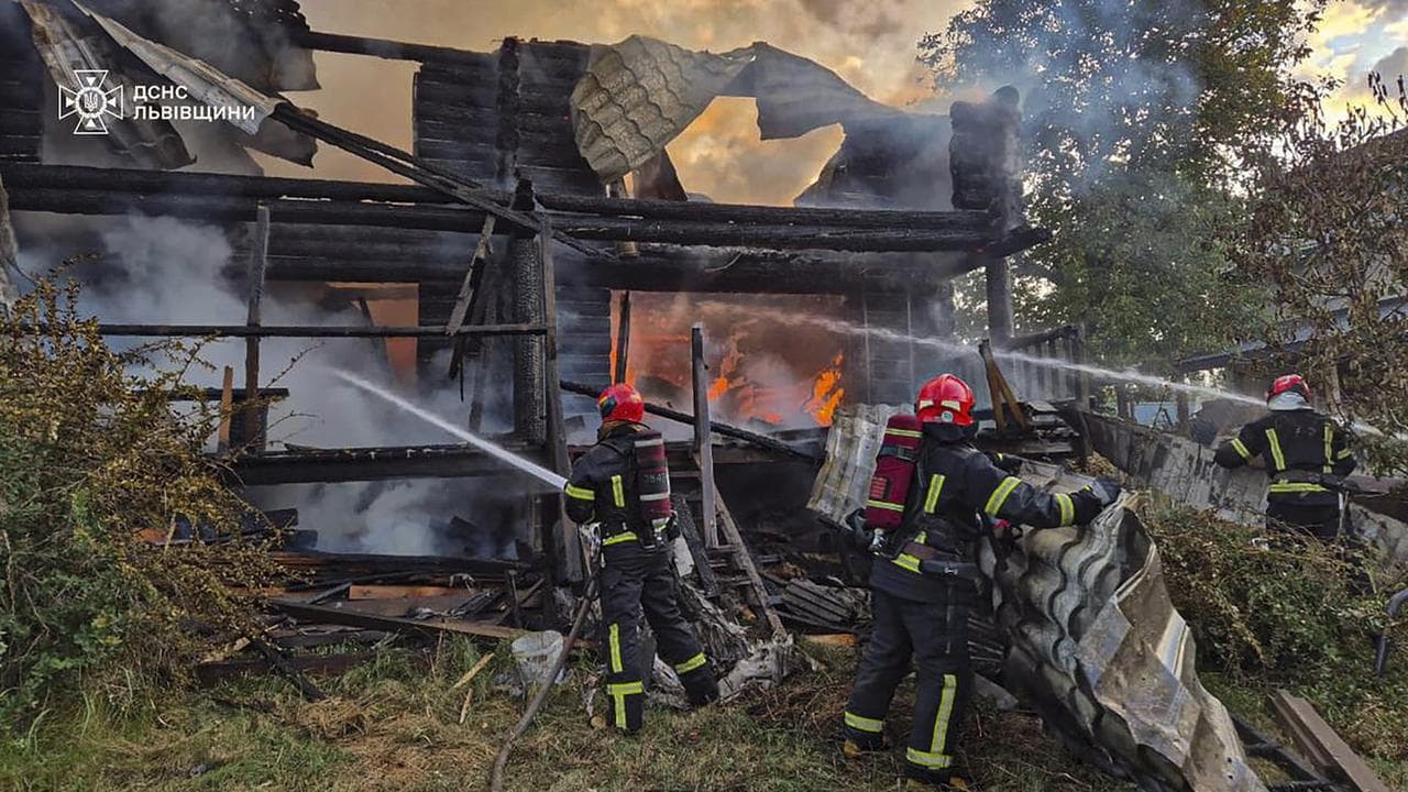 Russia launches massive drone and missile barrage across Ukraine