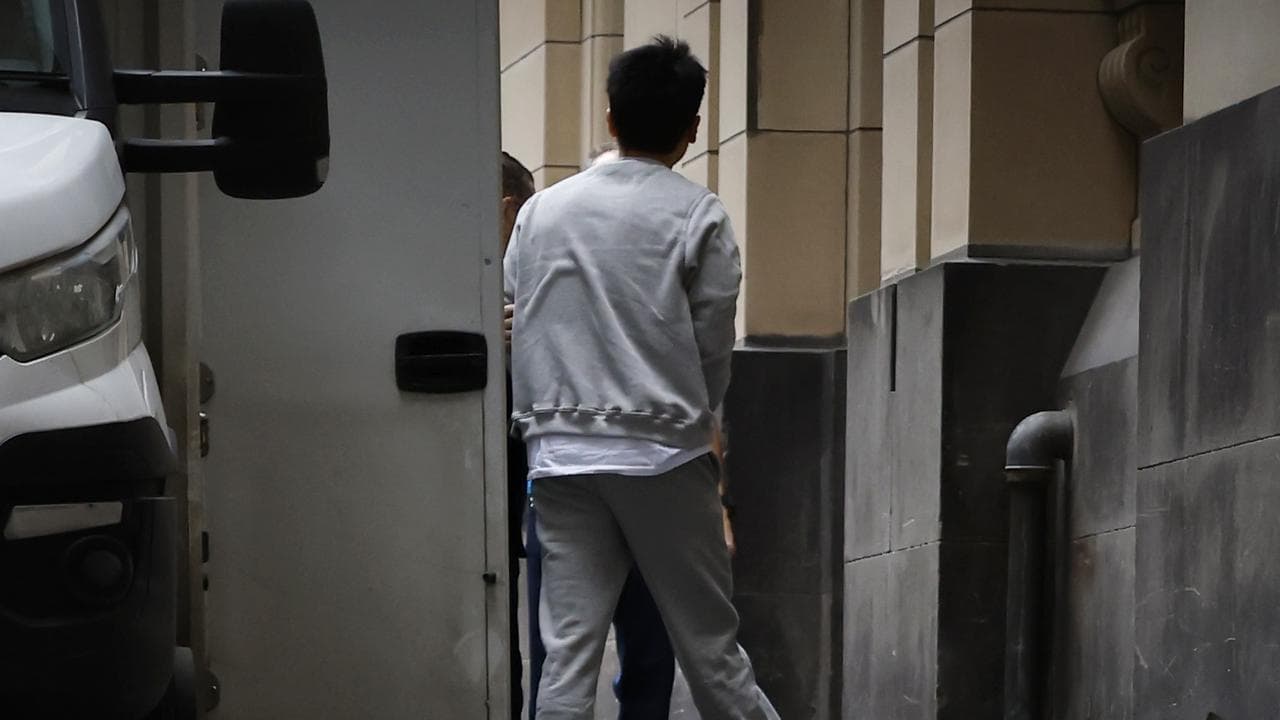 Ryan Cho arrives at the Supreme Court of Victoria