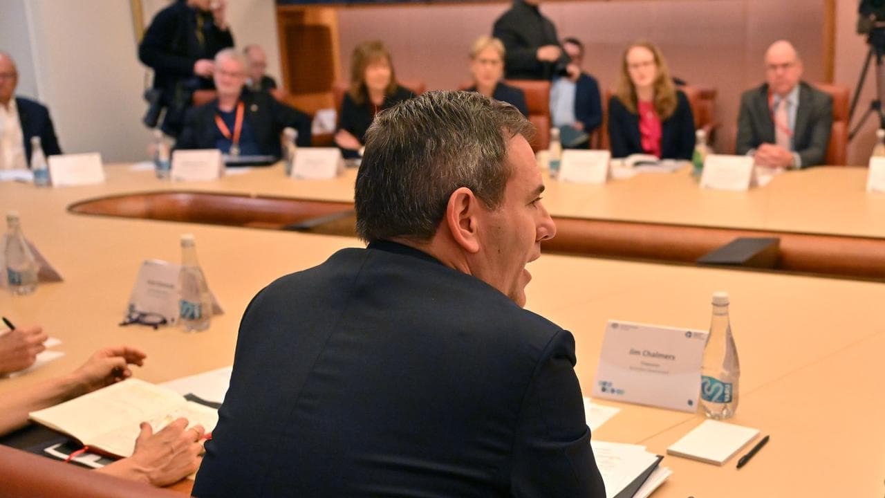 Treasurer Jim Chalmers during the Economic Reform Roundtable