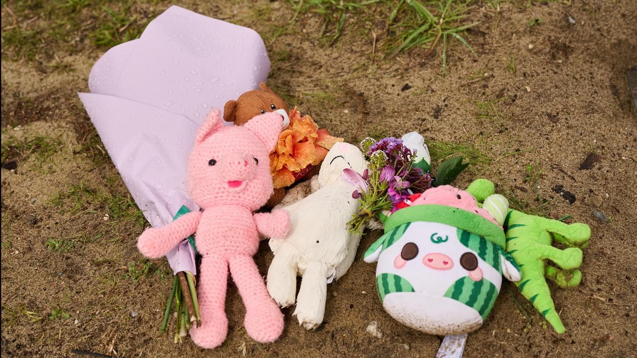 The scene where the baby was found