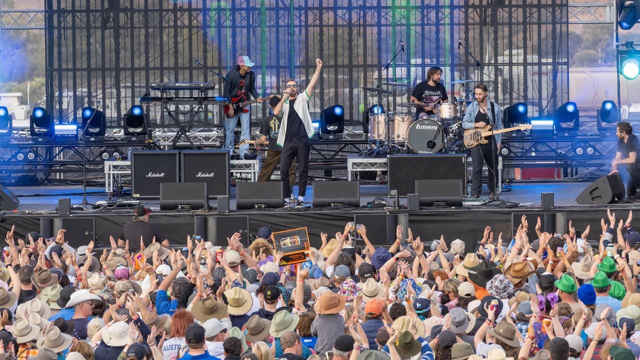 Birds of Tokyo perform during the Mundi Mundi Bash