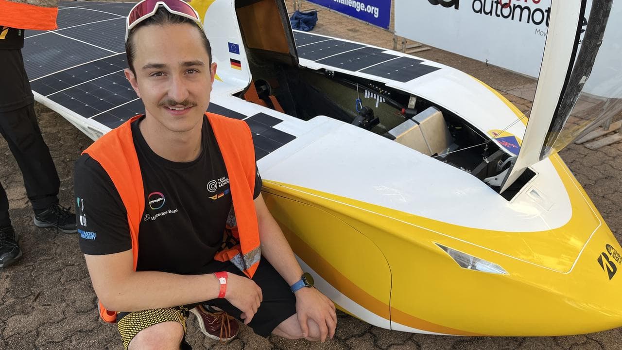 Moritz Mitzel from the German solar challenge team