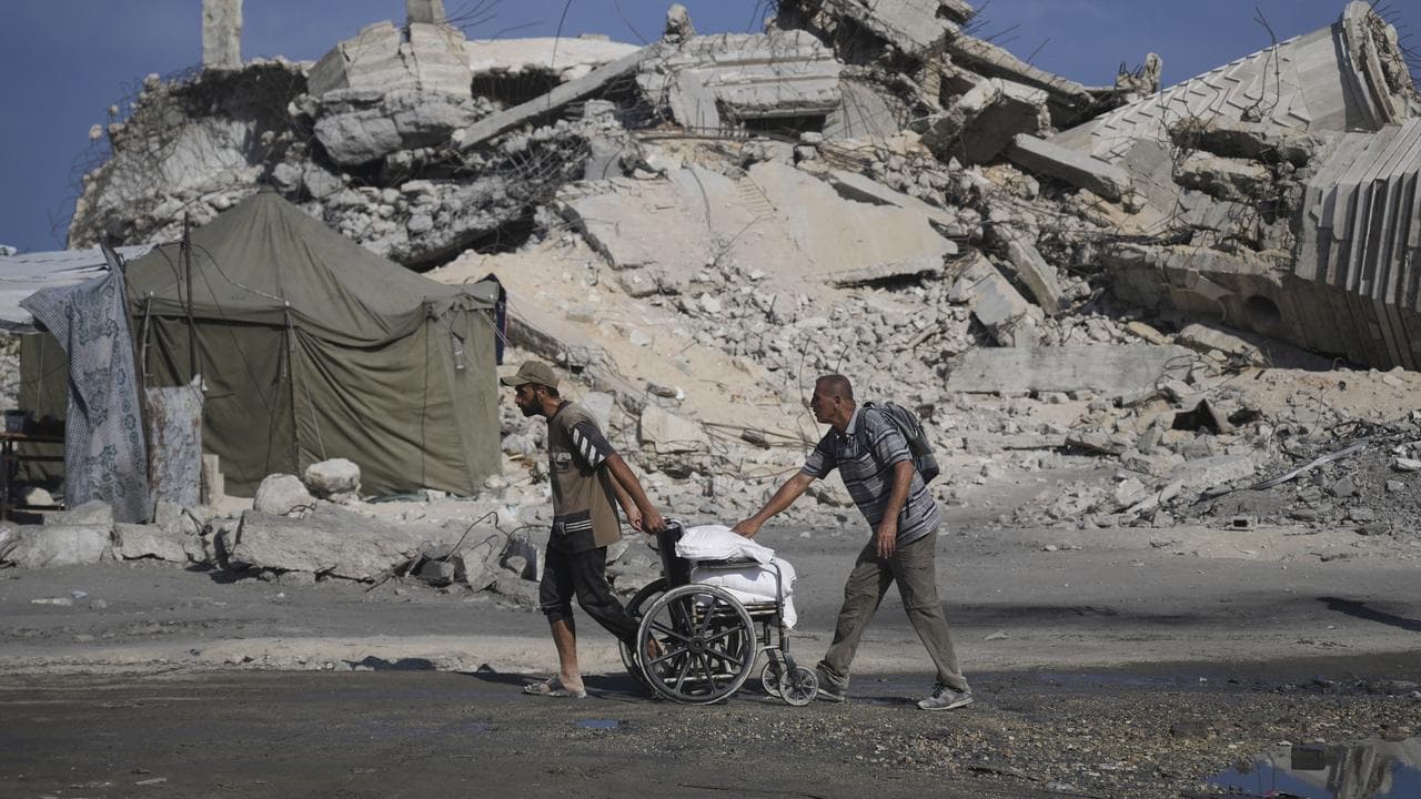 Palestinians in Gaza 