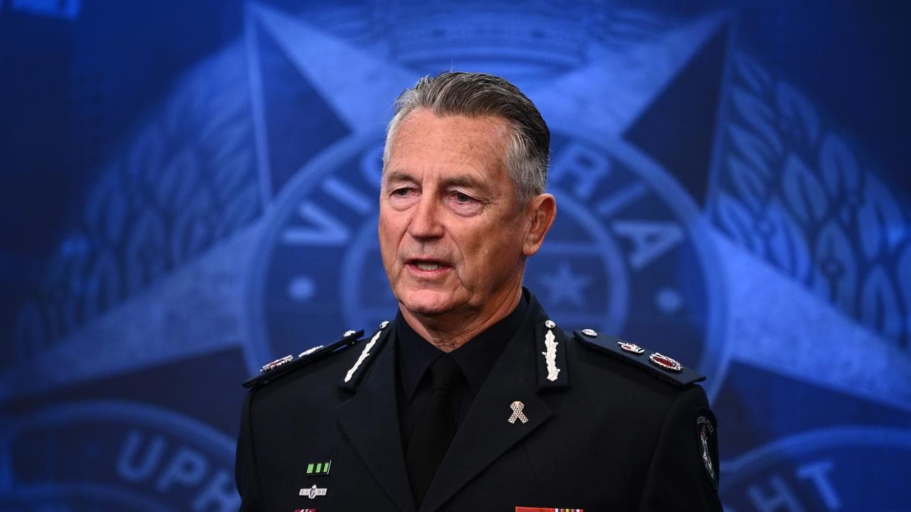 Victoria Police Chief Commissioner Mike Bush