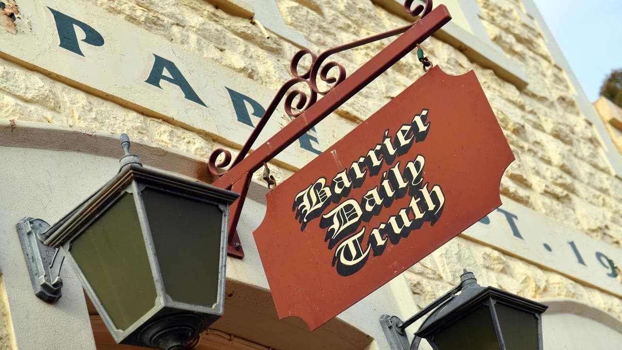 Barrier Daily Truth newspaper in the west NSW town of Broken Hill