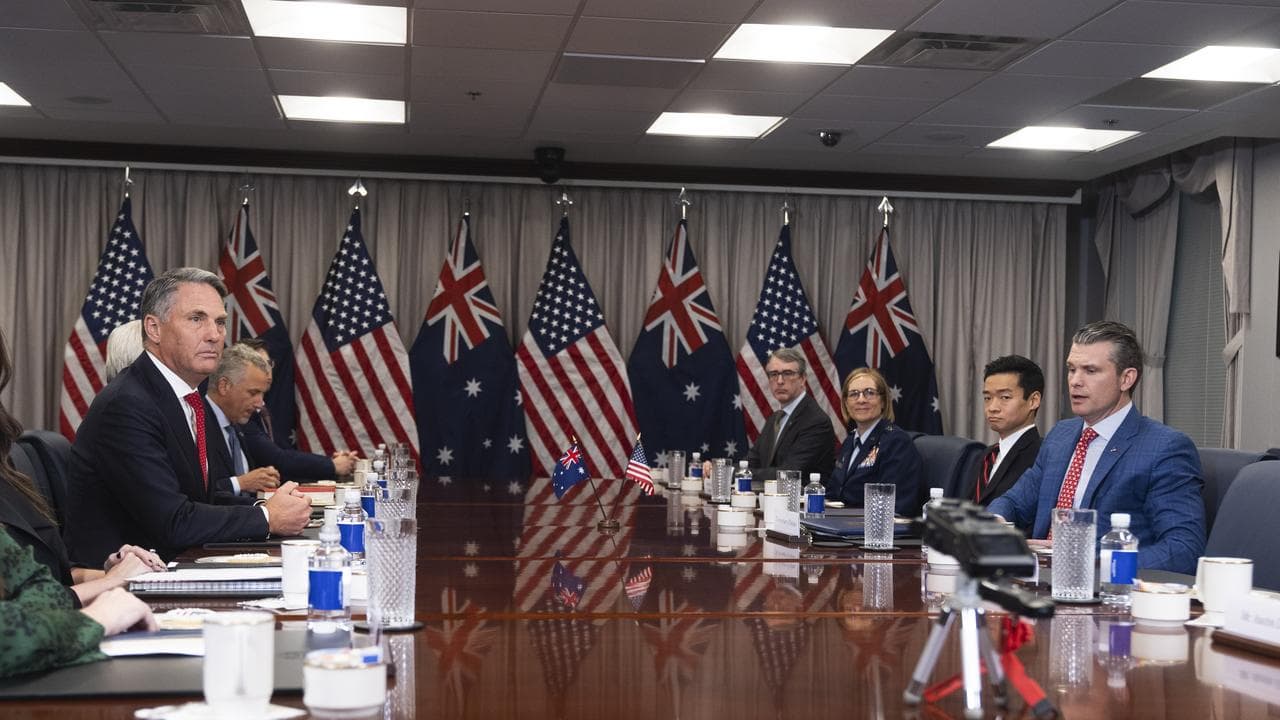 Defence Minister Richard Marles and US counterpart Pete Hegseth