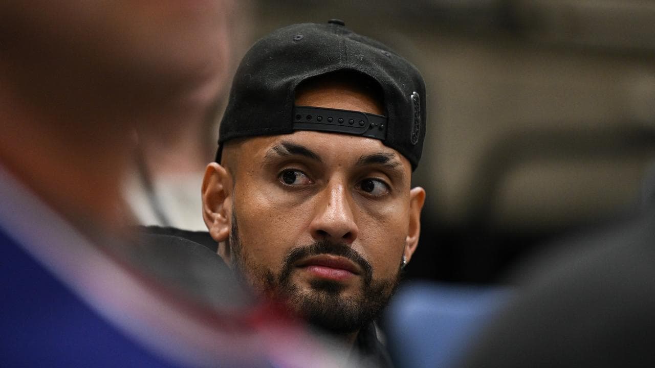 Australian tennis player Nick Kyrgios.