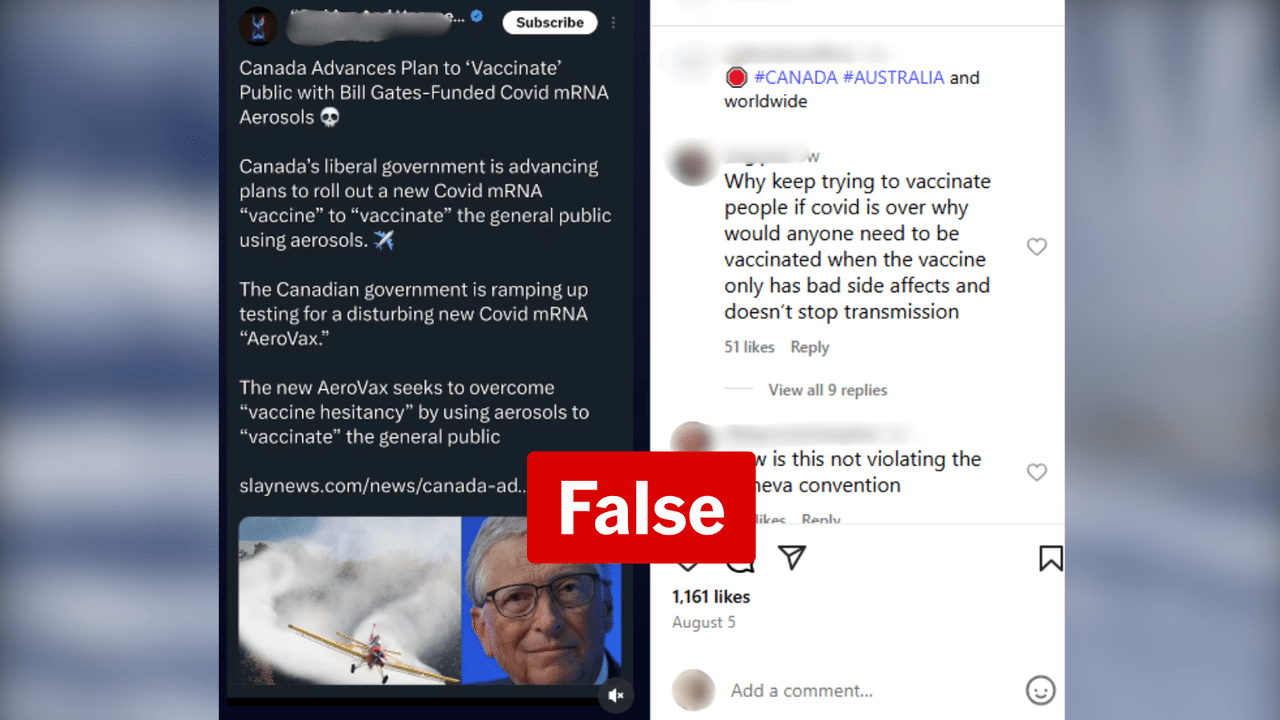 Screenshot of an Instagram post