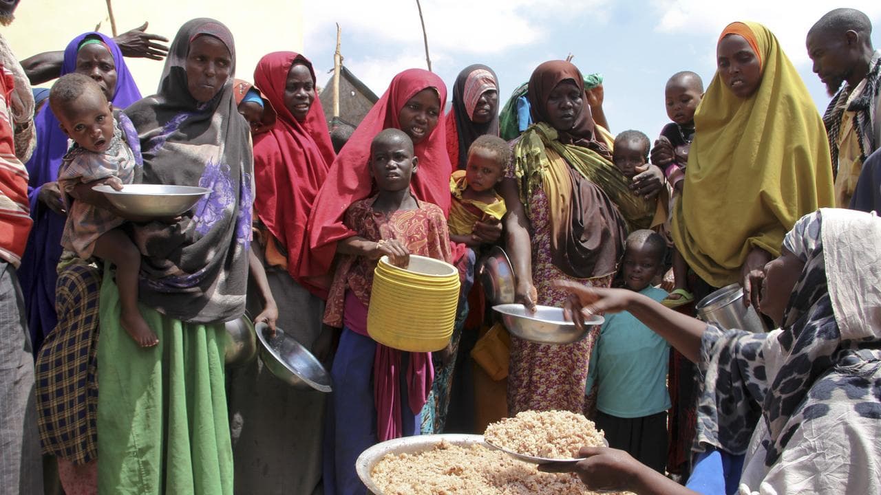 Sudan food aid distribution