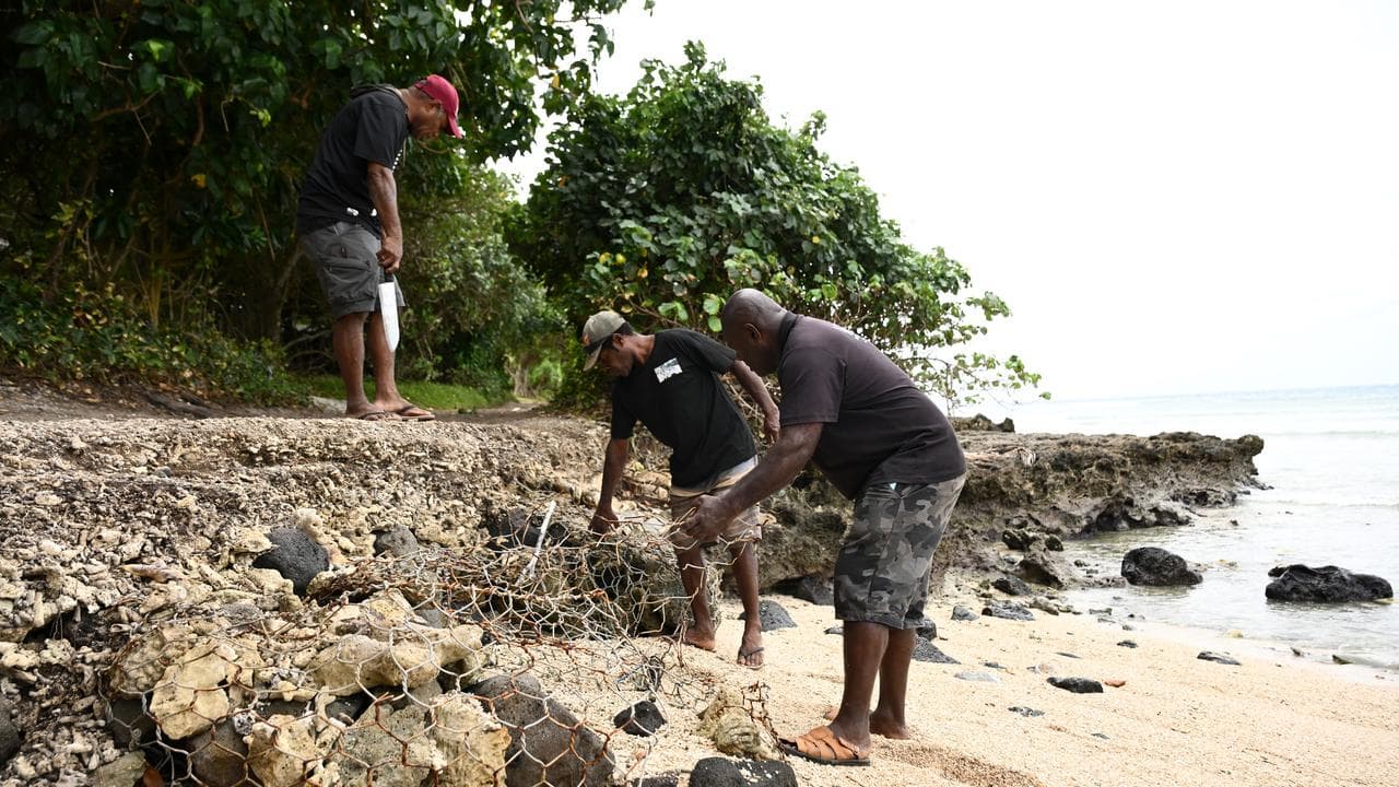 Vanuatu Community-based Climate Resilience Project workers