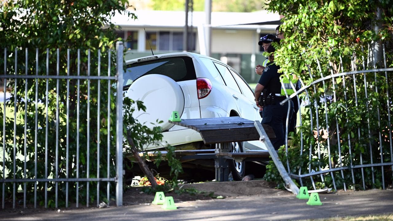 The fatal crash scene (file)