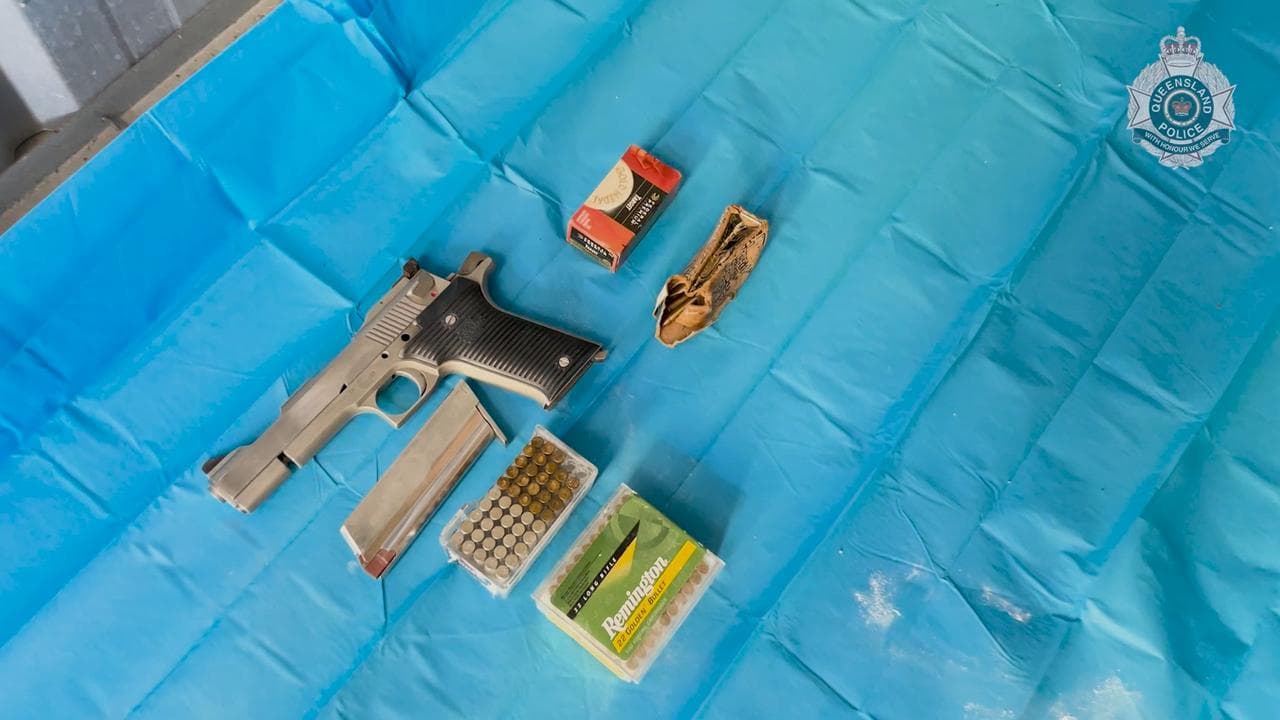 Pistol seized