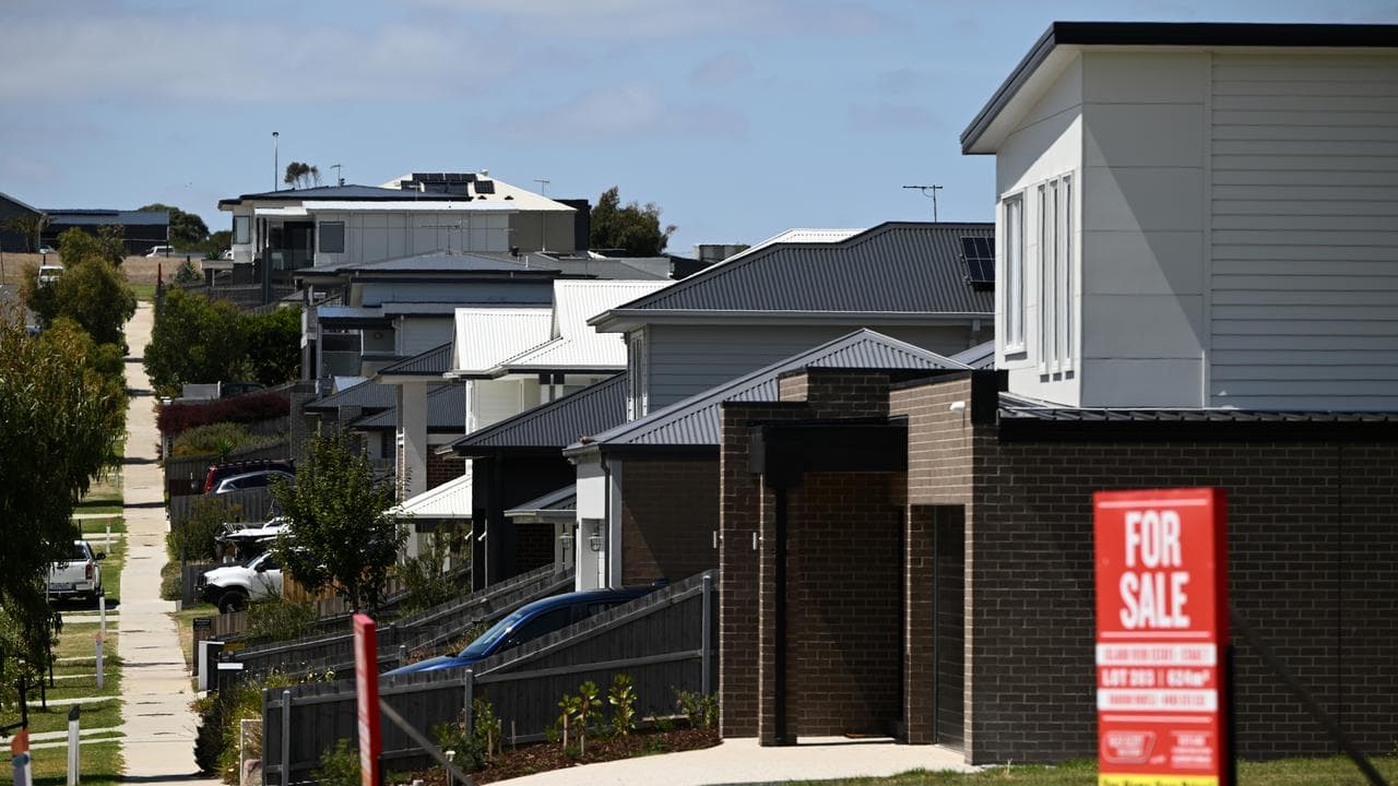 New houses and land for sale (file image)