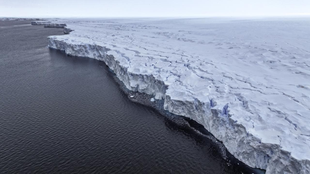 The Denman Glacier in Antarctica.