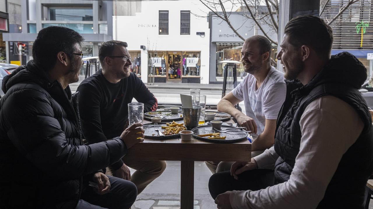 People dining in Melbourne (file image)