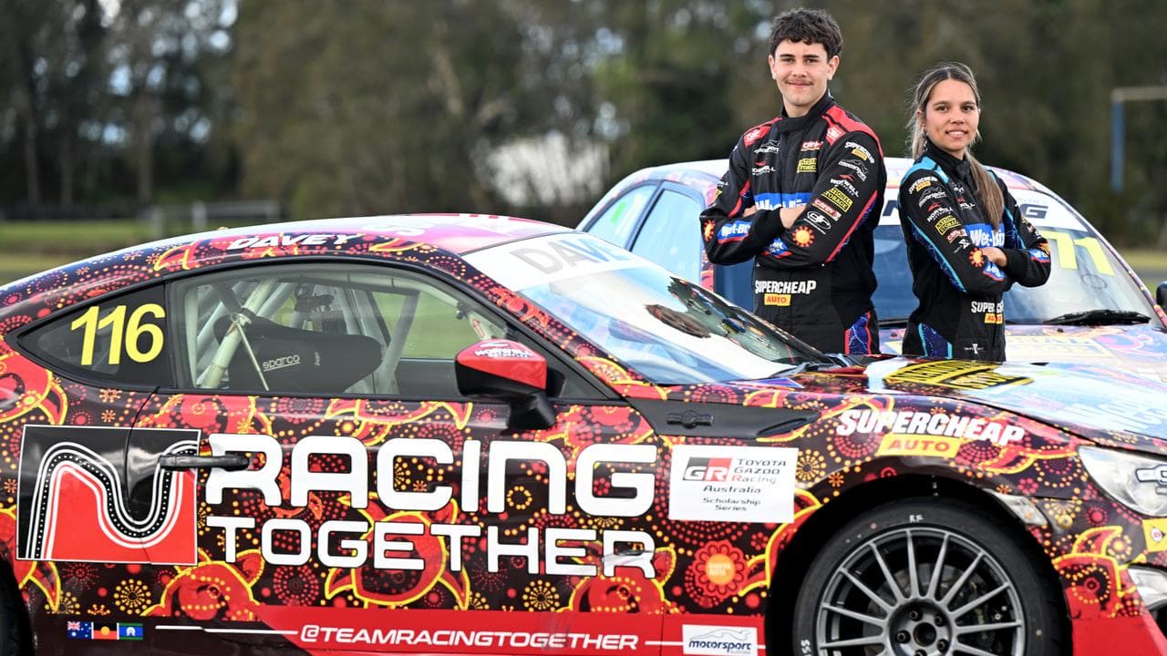 Teenage Indigenous Kade Davey (left) and Karlai Warner