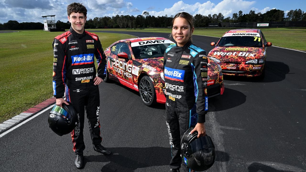 Teenage Indigenous motorsport drivers
