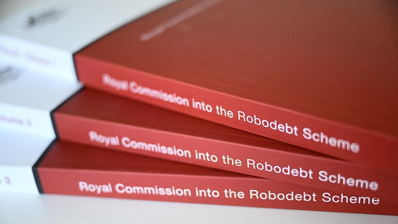 The robodebt royal commission report (file image)