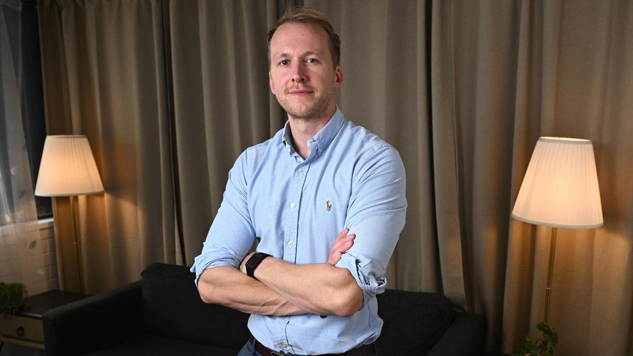 Psychologist Brendon Wright poses for a portrait