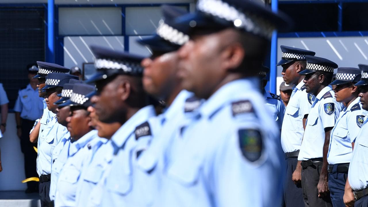 The Royal Solomon Islands Police Force in Honiara