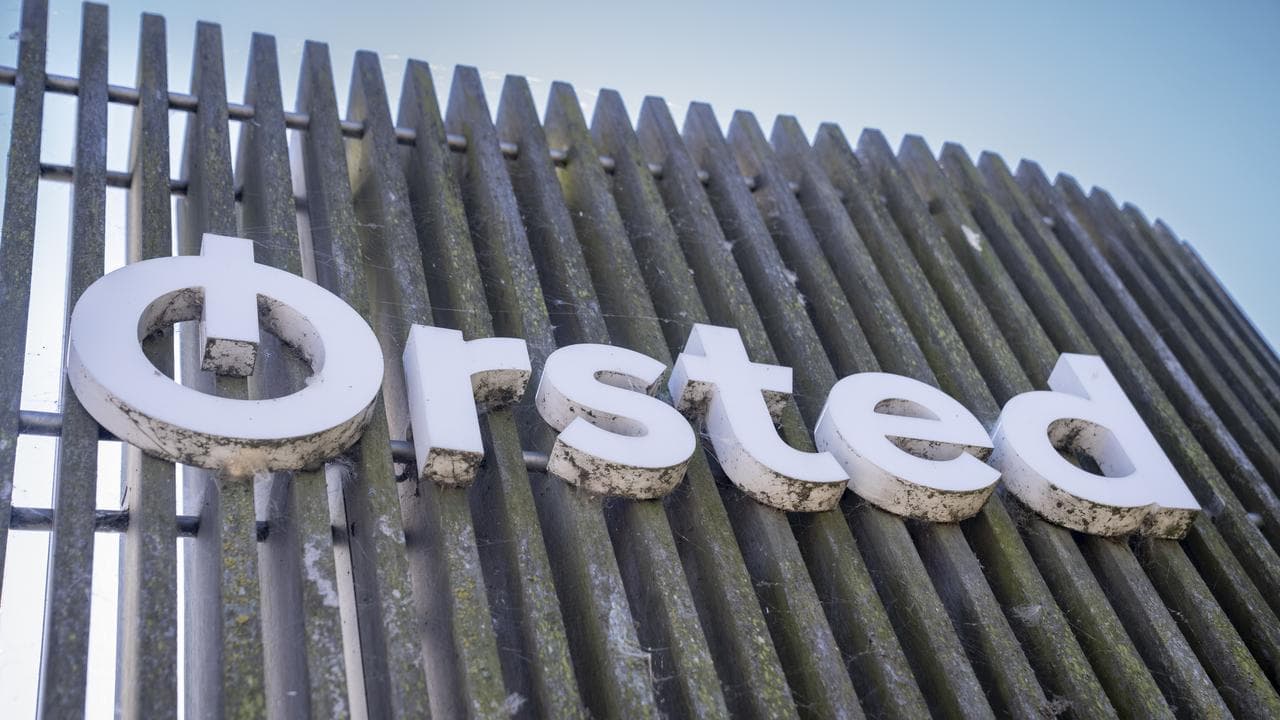 The logo for the Danish company Orsted