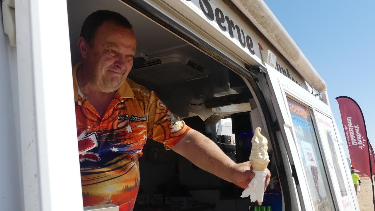 Gee Whiz ice cream van operator Ruskin Gee