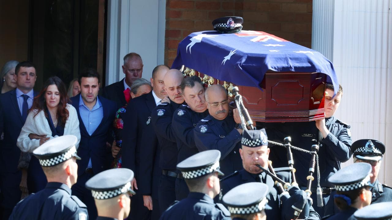 Funeral for Senior Constable Vadim de Waart-Hottart in Melbourne