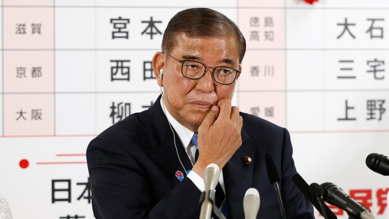 Japan's Prime Minister Shigeru Ishiba